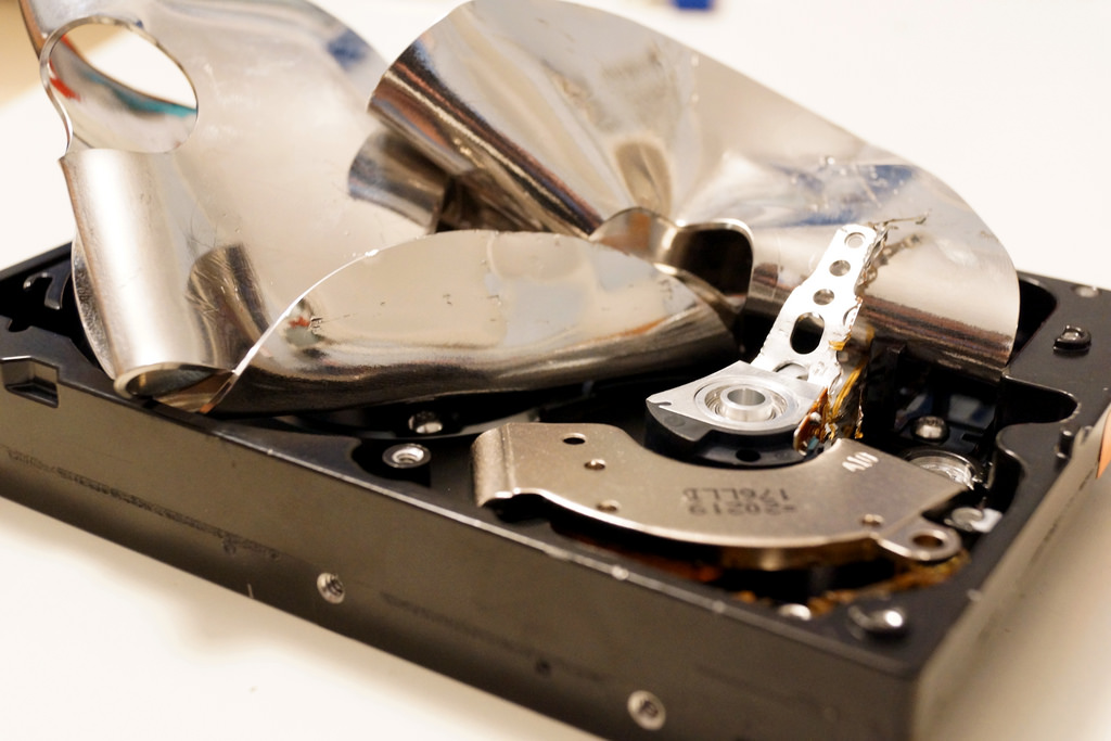 hard drive – wrecked