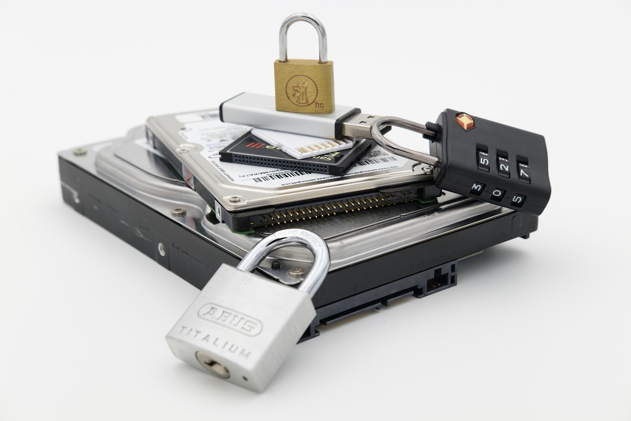 Completed Closed Padlock Backed Up Castle