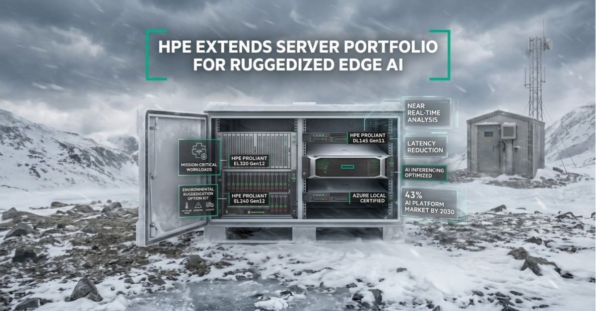 HPE Expands Ruggedized Server Portfolio for Running Complex Apps at ...