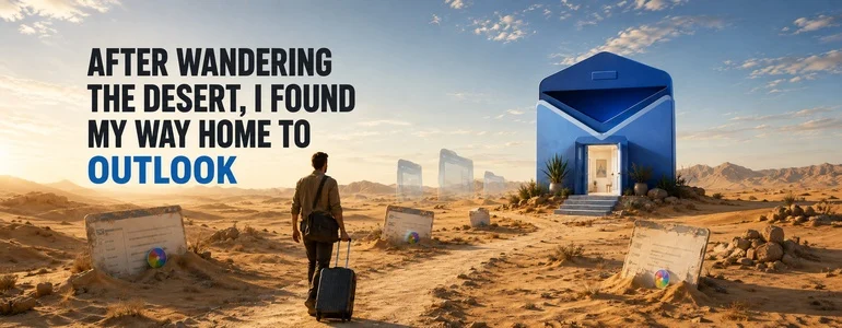 After Wandering the Desert, I Found My Way Home to Outlook
