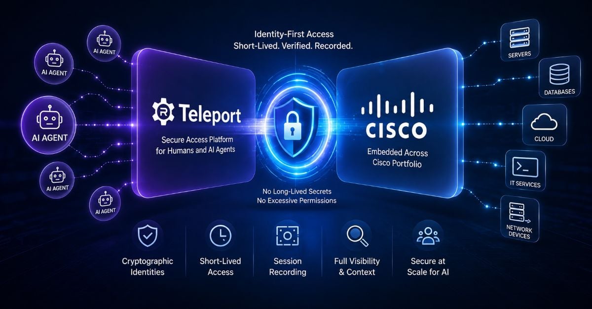 Cisco Taps Teleport to Programmatically Secure IT Infrastructure Access