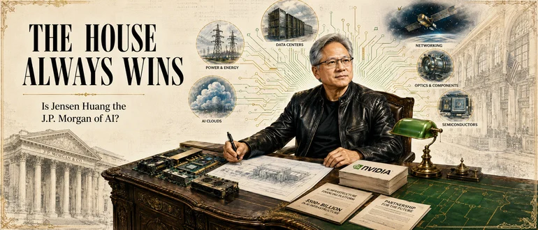 The House Always Wins: Is Jensen Huang the J.P. Morgan of AI?