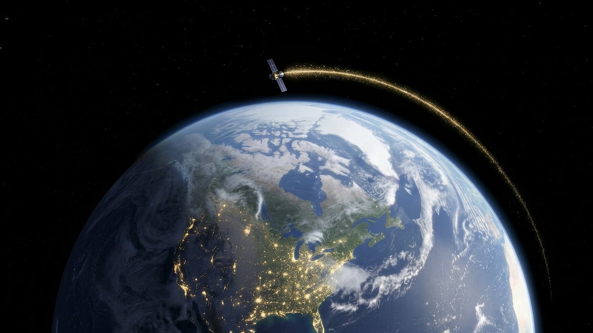 Starmind AI satellite rendering