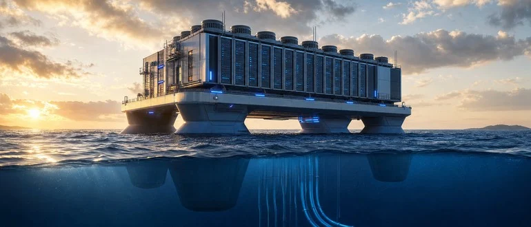 Floating Data Center Could Supply AI Compute, Power and Fresh Water